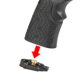 【 E&C 製 】 電動ガン M4/M16シリーズ対応 DANIEL DEFENSE ピストルグリップ レプリカ ポリマー樹脂製 エンドプレート付き / BK ブラック