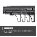 【 APS 製 】 CRS PDW ワイヤーストック バッテリー収納可 M4ストック ( Collapsible Rifle Stock CRS ) BK ブラック [ EE100 ]