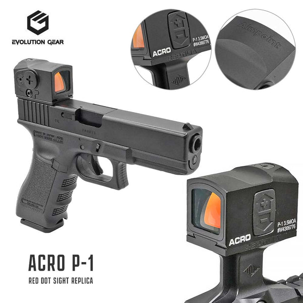 Evolution Gear 製 】 Aimpoint ACRO P-1 ドットサイト レプリカ ( 東京マルイ グロック用マウント & –  エアガン市場 本店