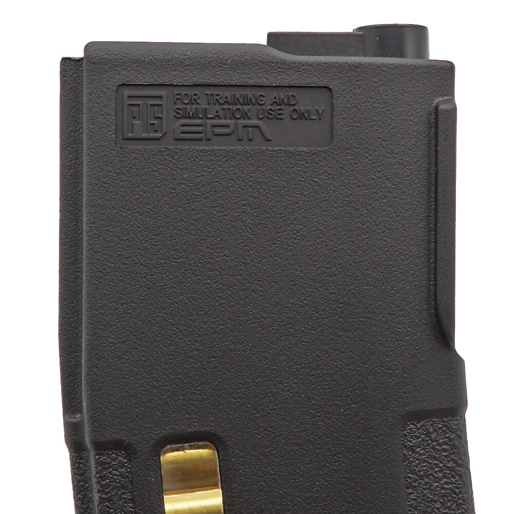 絶版品 MAGPUL PTS EMAG 片窓 120rd スタンダード電動ガン用 ブラックレーベル