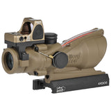★フルカスタム済み★【 Evolution Gear 製 】 Trijicon TA31 ACOG 4x32 スコープ レプリカ ( LT100 QDマウント & RMRドットサイト & キルフラッシュ付き） 4倍率 光ファイバー搭載 リアル刻印
