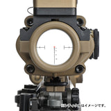 ★フルカスタム済み★【 Evolution Gear 製 】 Trijicon TA31 ACOG 4x32 スコープ レプリカ ( LT100 QDマウント & RMRドットサイト & キルフラッシュ付き） 4倍率 光ファイバー搭載 リアル刻印