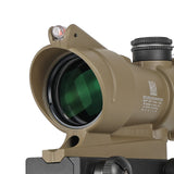 ★フルカスタム済み★【 Evolution Gear 製 】 Trijicon TA31 ACOG 4x32 スコープ レプリカ ( LT100 QDマウント & RMRドットサイト & キルフラッシュ付き） 4倍率 光ファイバー搭載 リアル刻印