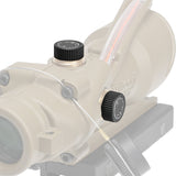 ★フルカスタム済み★【 Evolution Gear 製 】 Trijicon TA31 ACOG 4x32 スコープ レプリカ ( LT100 QDマウント & RMRドットサイト & キルフラッシュ付き） 4倍率 光ファイバー搭載 リアル刻印
