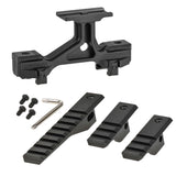 ★ちょいアウトレット★【 Evolution Gear 製 】マイクロドットサイト 対応 IRREGULAR DEFENSE OMM Micro ライザーマウント レプリカ ハードアナダイズド仕上げ 6068アルミ合金製