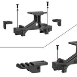 ★ちょいアウトレット★【 Evolution Gear 製 】マイクロドットサイト 対応 IRREGULAR DEFENSE OMM Micro ライザーマウント レプリカ ハードアナダイズド仕上げ 6068アルミ合金製