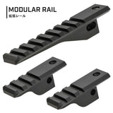 ★ちょいアウトレット★【 Evolution Gear 製 】マイクロドットサイト 対応 IRREGULAR DEFENSE OMM Micro ライザーマウント レプリカ ハードアナダイズド仕上げ 6068アルミ合金製