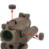 【 Evolution Gear 製 】 SIG SAUER ROMEO 4XT Pro ドットサイト レプリカ (レティクル4種 切り替え可能) 6068アルミ合金 ハードアナダイズド/セラミックコート仕上げ