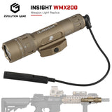 【 Evolution Gear 製 】INFORCE WMX200 ウェポンライト レプリカ LED&IR(赤外線) リモートスイッチ付き 6068アルミ合金