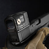 【 Evolution Gear 製 】ACRO P-2 ドットサイト レプリカ 高光量レティクル搭載 6068アルミニウム合金製 / BK ブラック