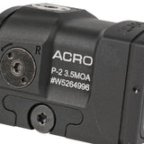 【 Evolution Gear 製 】ACRO P-2 ドットサイト レプリカ 高光量レティクル搭載 6068アルミニウム合金製 / BK ブラック