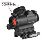 【 Evolution Gear 製 】 COMP M5s / M5b 対応 LRP QDマウント レプリカ Lowスペーサー付き アルミ合金製 アルマイト仕上げ