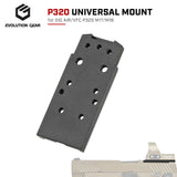 【 Evolution Gear 製 】 SIG AIR/VFC P320 M17 M18 対応 ユニバーサルマウント ドットサイト マウントベース アルミ合金製 アナダイズド仕上げ ( RMR、EFLX、DOCTERなど )