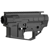 【 DYTAC 製 】 F4 Defense 正式ライセンス 東京マルイ GBB M4 対応 F4-15 Gen.2 レシーバー セット 6061アルミ合金 ( アッパー ＆ ロア フレーム ) [ F4-REC-MWS-G2-BK ]