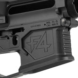 【 DYTAC 製 】 F4 Defense 正式ライセンス 東京マルイ GBB M4 対応 F4-15 Gen.2 レシーバー セット 6061アルミ合金 ( アッパー ＆ ロア フレーム ) [ F4-REC-MWS-G2-BK ]