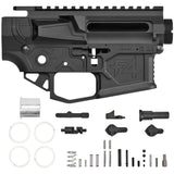 【 DYTAC 製 】 F4 Defense 正式ライセンス 東京マルイ GBB M4 対応 F4-15 Gen.2 レシーバー セット 6061アルミ合金 ( アッパー ＆ ロア フレーム ) [ F4-REC-MWS-G2-BK ]
