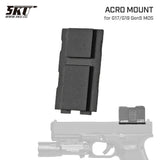 【 5KU 製 】東京マルイ G17 / G19 GEN5 MOS 対応 ARCO マウントベース オプティクスマウント アルミ合金製 [ GBTM17G5-002 ]