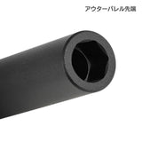 【 5KU 製 】 東京マルイ G17 Gen5 MOS 対応 メタルスライド & アウターバレル セット アルミCNC アナダイズド仕上げ 蓄光サイト付き