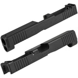 【 5KU 製 】 東京マルイ G17 Gen5 MOS 対応 メタルスライド & アウターバレル セット アルミCNC アナダイズド仕上げ 蓄光サイト付き