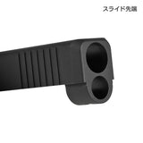 【 5KU 製 】 東京マルイ G17 Gen5 MOS 対応 メタルスライド & アウターバレル セット アルミCNC アナダイズド仕上げ 蓄光サイト付き