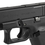 【 5KU 製 】 東京マルイ G17 Gen5 MOS 対応 メタルスライド & アウターバレル セット アルミCNC アナダイズド仕上げ 蓄光サイト付き