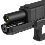 【 5KU 製 】 東京マルイ G17 Gen5 MOS 対応 メタルスライド & アウターバレル セット アルミCNC アナダイズド仕上げ 蓄光サイト付き