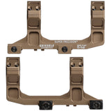 売切り DEのみなので特価【 Holy Warrior製 】GEISSELEタイプ Super Precision 1.93" スコープマウント ハイマウント レプリカ 30mm / 25.4mm径 スコープ対応 高さ約49mm アルミ合金製