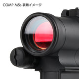 【 Guns Modify 製 】 Micro T1/T2/COMP M5シリーズ ドットサイト 対応 レンズプロテクター ポリカーボネート製 2mm厚 外径28mm クリアレンズ [ GM0046 ]