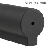 【 Guns Modify 製 】東京マルイ GBB M4シリーズ対応 フルCNC アルミ バッファチューブ エアー吸排気穴付き アルマイト仕上 6ポジション BK ブラック [ GM0457 ]