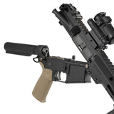 【 Guns Modify 製 】東京マルイ GBB M4シリーズ対応 フルCNC アルミ バッファチューブ エアー吸排気穴付き アルマイト仕上 6ポジション BK ブラック [ GM0457 ]