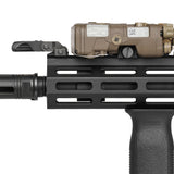 【 Guns Modify 製 】M4 / M16 シリーズ対応 アルミCNC ロープロファイル ガスブロック & 190mm カービンレングス ガスチューブ セット Φ19mmバレル対応 [ GM0458 ]