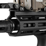 【 Guns Modify 製 】 GEISSELE ガスブロック TiN(窒化チタン)系BKコーティング ステンレス鋼CNC  & 190mm ガスチューブ レプリカ ロープロファイル 薄型 Φ19mmバレル対応 [ GM0491 ]