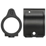 【 Guns Modify 製 】 GEISSELE ガスブロック TiN(窒化チタン)系BKコーティング ステンレス鋼CNC  & 190mm ガスチューブ レプリカ ロープロファイル 薄型 Φ19mmバレル対応 [ GM0491 ]