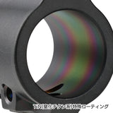 【 Guns Modify 製 】 GEISSELE ガスブロック TiN(窒化チタン)系BKコーティング ステンレス鋼CNC  & 190mm ガスチューブ レプリカ ロープロファイル 薄型 Φ19mmバレル対応 [ GM0491 ]