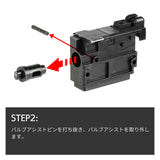 【 Guns Modify 製 】東京マルイ M4 MWS/ハイキャパ/ガバメント系 EVO 強化アウトプットバルブ 放出バルブ ステンレス製 3個セット [GM0499]