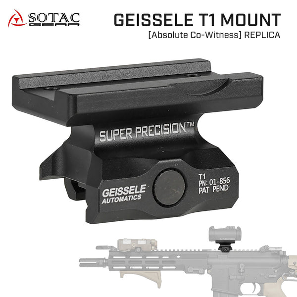 GEISSELE T1 マウント 良品武品 】 T1/T2 マイクロドット用 GEISSELE T-1 マウント Absolute