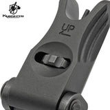 【 Arts Airsoft 製 】KAC正式ライセンス Knight's Armament 200-600M フォールディング フロント & リアサイト セット 高品質スチール & アルミ製 BUIS バックアップサイト