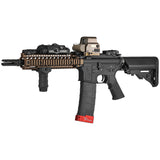 【 CYMA 製 】 電動ガン M4対応 MAGPULタイプ PMAG 220連 ポリマーマガジン & TTI 正式ライセンス ベースパッド セット BK/RED