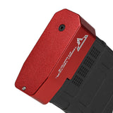 【 CYMA 製 】 電動ガン M4対応 MAGPULタイプ PMAG 220連 ポリマーマガジン & TTI 正式ライセンス ベースパッド セット BK/RED