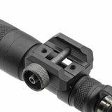 ★ハイグレードモデル★【 SFタイプ 】M300V ウェポンライト レプリカ 200ルーメンLED & IR(赤外線)モード搭載 プッシュスイッチ付 20mmレイル対応 / BK