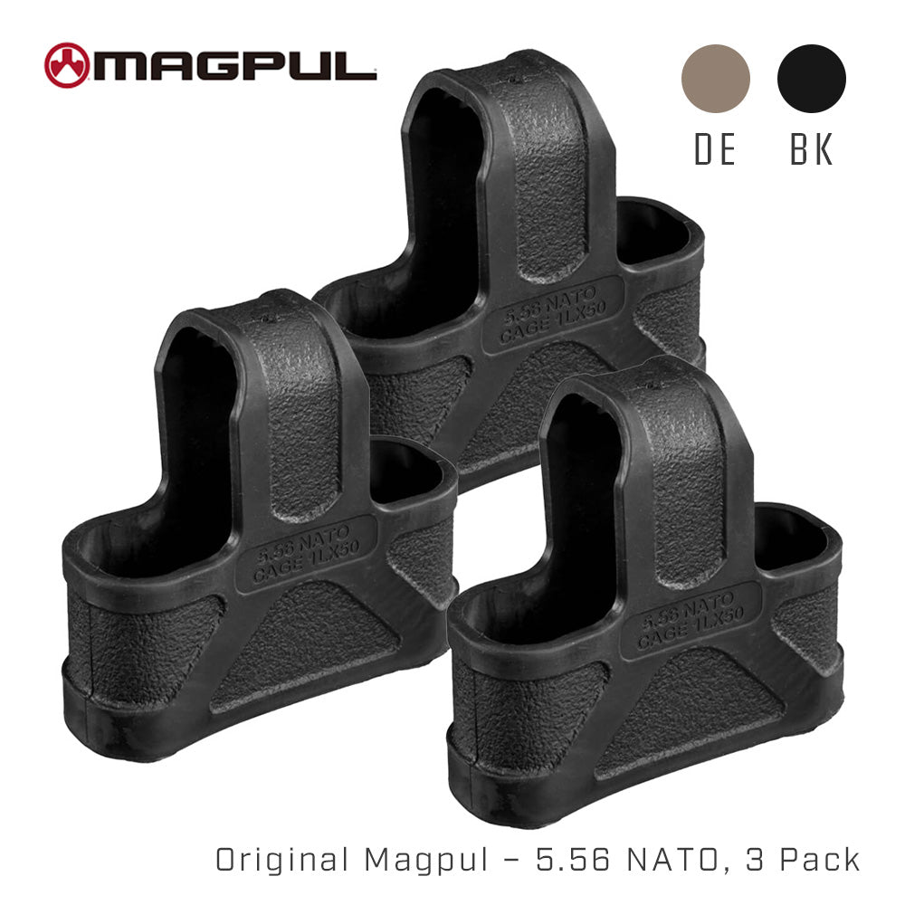 実物 MAGPUL】 Original Magpul 3pcs マガジンバンパー - 5.56 NATO BK