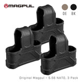 【実物 MAGPUL】 Original Magpul 3pcs マガジンバンパー - 5.56 NATO BK/DE 米軍採用品 米国製 次世代 GBB対応