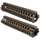 ★東京マルイ M4シリーズ対応★【 MADBULL製 】 Daniel Defense 正式ライセンス MK18 RIS II 9.5インチ レイルハンドガード パッケージ無し / FDE(フラットダークアース)
