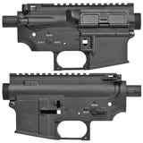 【 E&C 製 】 電動ガン M4シリーズ 対応 無刻印タイプ M4 アルミ フレーム & 外装パーツ セット [ EC-MP001A ] メタルレシーバー アッパー ロアー