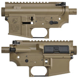 【 E&C 製 】 電動ガン M4シリーズ 対応 コルト 刻印タイプ M4A1 アルミ フレーム & 外装パーツ セット [ EC-MP001C-C ] Colt メタルレシーバー アッパー ロアー