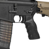 ★東京マルイ GBB M4シリーズ対応 【 MP製 】 ERGO タイプ TACTICAL DELUXE RIFLE GRIP ラバー グリップ 極太サイズ / BK （ MWS/CQBR ブロック1 / MK18 / M4A1 カービン など ）