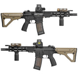 ★東京マルイ GBB M4シリーズ対応 【 MP製 】 BCM タイプ GFG Mod.0 グリップ レプリカ 樹脂製 収納スペース付き / BK （ MWS/CQBR ブロック1 / MK18 / M4A1 カービン など ）