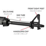 【 E&C 製 】 M4 M16 シリーズ対応 USGI M4カービン ハンドガード レプリカ ノーマル クラシック 2ピースハンドガード 樹脂製 BK ブラック