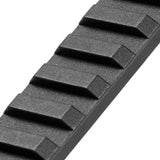 【MP製】 M-LOK & KEYMOD 両方対応 20mm レイルセクション 6種6枚セット (3 / 5 / 7 / 9 / 11 / 13スロット) 取付ナット付 樹脂製 / MP02013