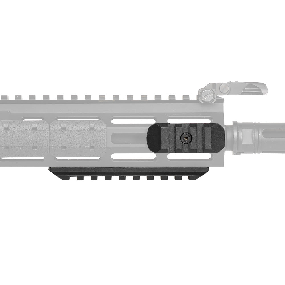 MP製】 M-LOK & KEYMOD 両方対応 20mm レイルセクション 6種6枚セット